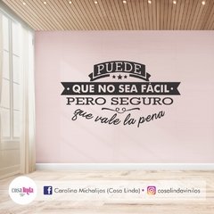 Vinilo "Puede que no sea fácil"