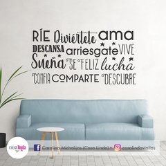vinilo "Rie, diviertete"