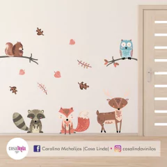 Vinilo "Animales Bosque 2" - comprar online