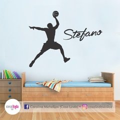 Vinilo "Basquet con nombre"
