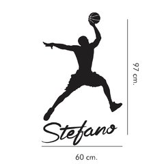 Vinilo "Basquet con nombre" - comprar online