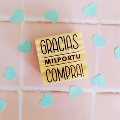 Gracias mil por tu compra