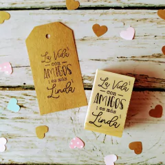 Sello La vida con amigos