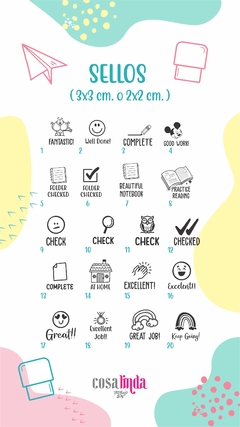 Catálogos Sellos de Corrección Ingles - comprar online
