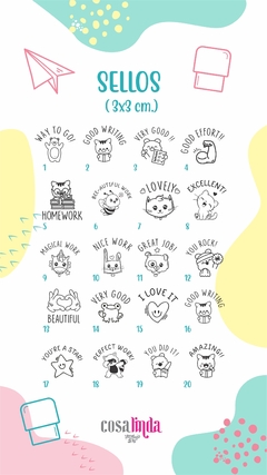 Catálogos Sellos de Corrección Ingles - Cosa Linda