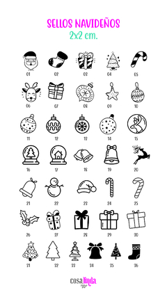 Sellitos Navidad Mini - comprar online