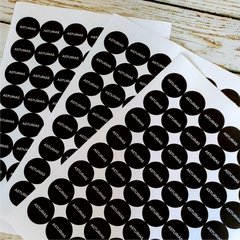 Stickers circulares de 30 mm de diametro