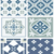 Azulejo Autoadhesivo Muresco Modelo 1665-1 Blister X 6 Un