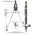 Compasso Balaustre com Adaptador Universal - MOD. 9021 Trident