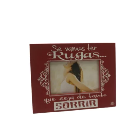 Porta-retrato 10x15 Se Vamos Ter Rugas... - Zenir Disarz