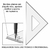 Esquadro Acrílico 32cm 30/60/90 S/ Escala Ref. 2632 - Trident - comprar online