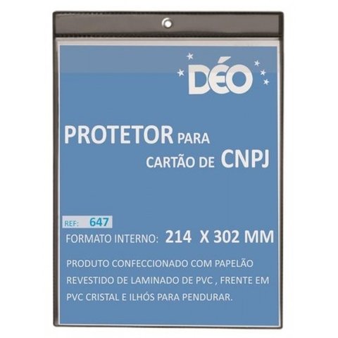 Protetor em Quadro Preto C/Ilhós A4 214x302mm