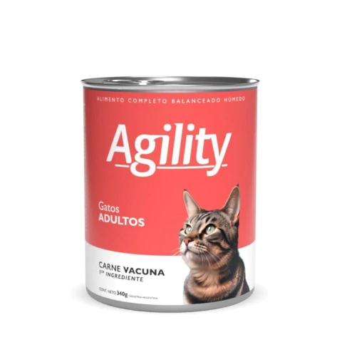agility lata de Carne para gato x340gr