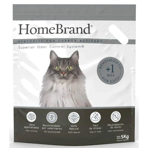 homebrand bentonita carbon activado 5kg