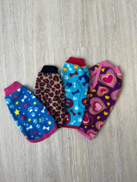 chaleco polarr estampado