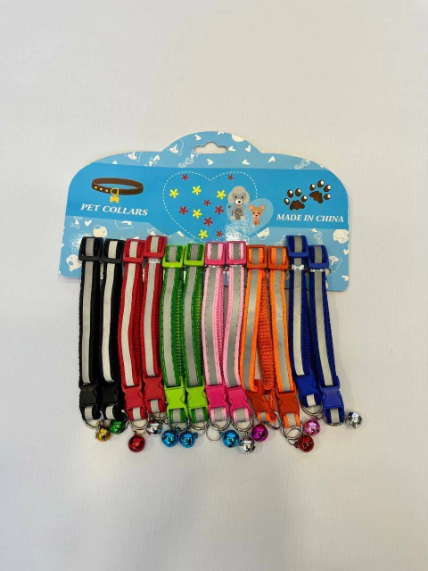 collar gato ajustable reflectivo