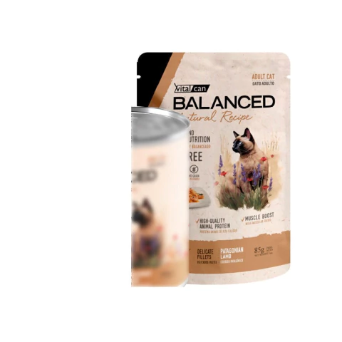 BNR pouch gato adulto cordero 85gr