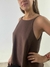 BLUSA MUSCULOSA TOP TEN CREPE CUELLO CERRADO ESPALDA V