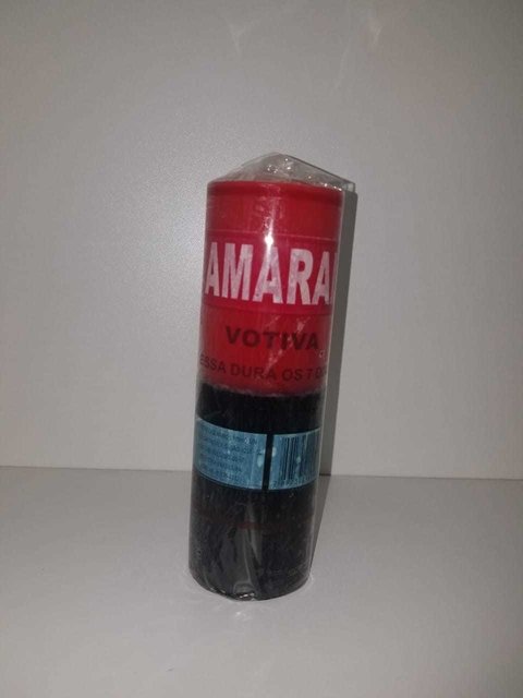 6 VELAS VERMELHO/PRETO 260 GR 7 DIAS