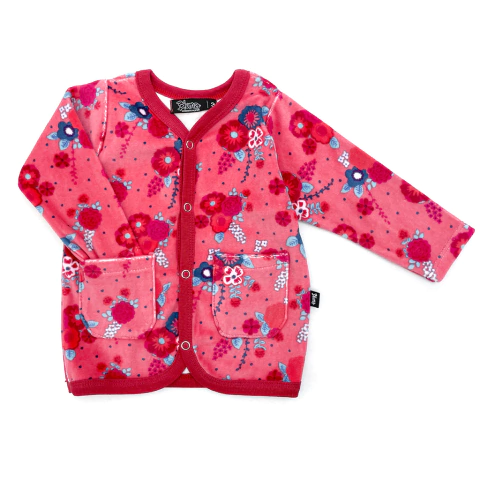 Saquito Plush Mora coral - comprar online