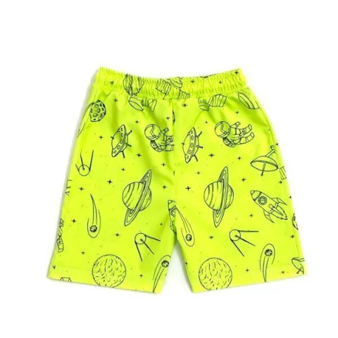 Short de baño Espacial Verde