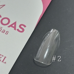 TIPS SOFT GEL OVAL #2 LAS COCOAS 120 UNIDADES