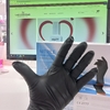 GUANTES DE NITRILO NEGRO SIN POLVO POR PAR
