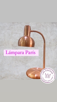 LAMPARA DE MESA PARIS COLOR COBRE