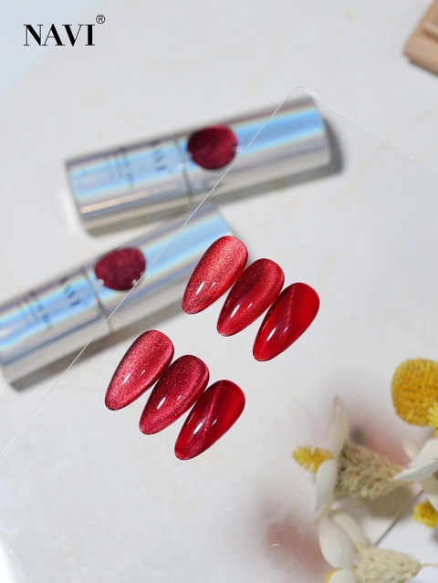 ESMALTE OJO DE GATO DIAMOND ROJO NAVI 8ML