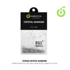 STRASS CRYSTAL DIAMOND SS PLATEADO CHATO CHERIMOYA 11095 - comprar online