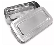 CAJA DE ACERO INOXIDABLE PARA INSTRUMENTAL
