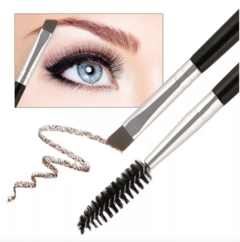 PINCEL CORRECTOR BISELADO Y CEPILLO CEJAS