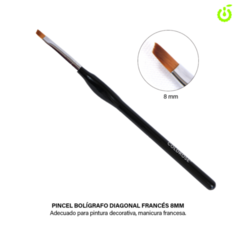 PINCEL DIAGONAL FRANCES 8 MM COLDROSE CR000046