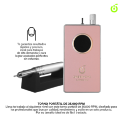 TORNO INALAMBRICO ROSADO CHERIMOYA 35000 RPM BH003391 - comprar online