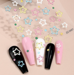 STICKER 5D ESTRELLAS ZC 0487