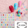 STICKER 5D LETRAS ZC 0350