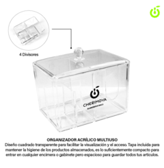 ORGANIZADOR ACRILICO MULTIUSO CHERIMOYA