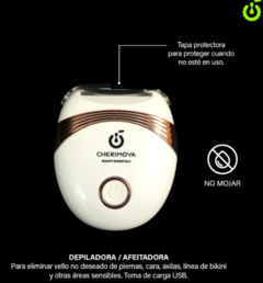 DEPILADORA ELECTRICA FEMENINA LADY SHAVER BH018051