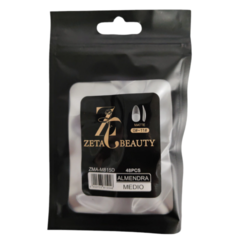 TIP ZETA BEAUTY ALMENDRA MEDIUM PRELIMADOS x 48 PCS