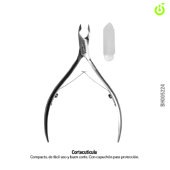 ALICATE CORTA CUTICULAS PLATEADO CHERIMOYA 5MM BH005224