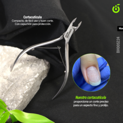 ALICATE CORTA CUTICULAS PLATEADO CHERIMOYA 5MM BH005224 en internet