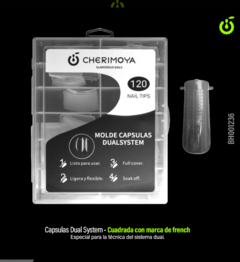 CAPSULAS DUAL SYSTEM CUADRADA CON MARCA DE FRENCH CHERIMOYA 120 UNID BH001236