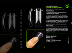 CAPSULAS DUAL SYSTEM CUADRADA CON MARCA DE FRENCH CHERIMOYA 120 UNID BH001236 - comprar online