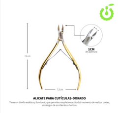 ALICATE CORTA CUTICULA DORADO 7 MM CHERIMOYA BH003109 - comprar online