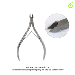 ALICATE CORTA CUTICULA PLATEADO 7 MM CHERIMOYA BH003369 - comprar online