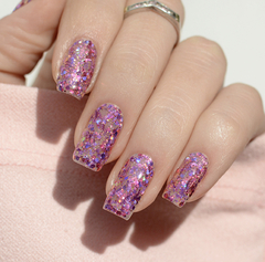 Imagen de ESMALTE SEMIPERMANENTE COLECC UNDER THE SEA PINK MASK 15 ML