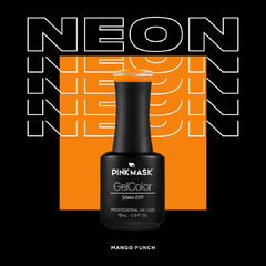 ESMALTE SEMIPERMANENTE COLECCION NEON PINK MASK 15 ML - tienda online