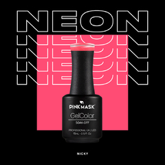 ESMALTE SEMIPERMANENTE COLECCION NEON PINK MASK 15 ML - comprar online