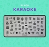 PINK MASK PLACA DE STAMPING KARAOKE #65