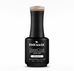 BASE COAT RUBBER SPARKLY SAND COD 035 PINK MASK 15 ML
